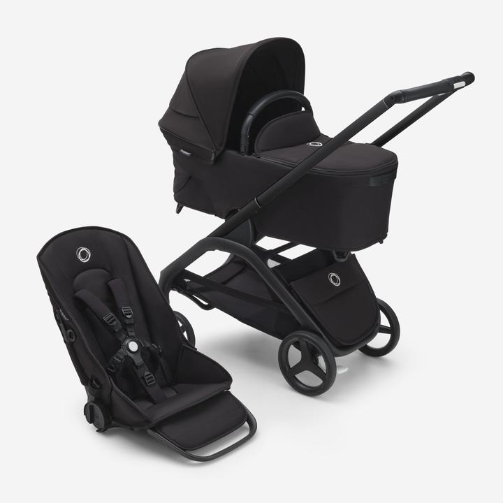 Produktbild Bugaboo Dragonfly Kombi-Kinderwagen, Black/ Midnight Black