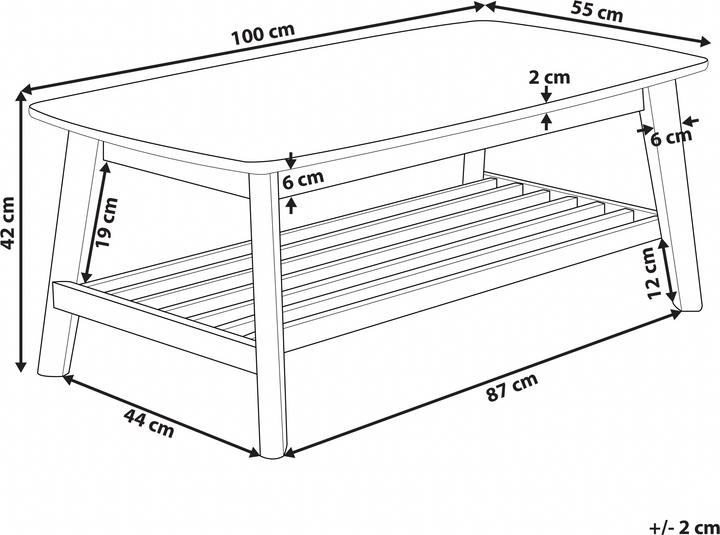 Image du produit Beliani Tulare (55 x 100 x 42 cm)