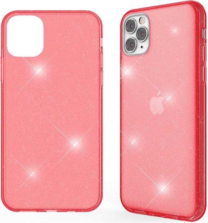 Actual product image Nalia Clear glitter silicone cover (Apple iPhone 11 Pro)