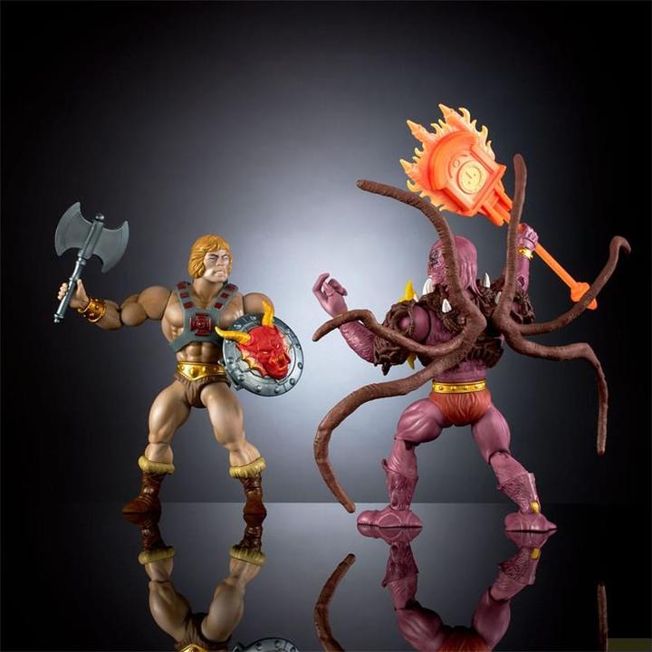 Produktbild Mattel Masters of the Universe x Stranger Things Origins Actionfiguren 2er-Pack He-Man & Vecna