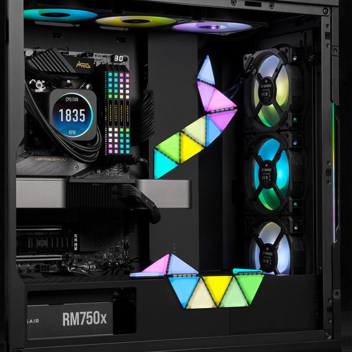 Image du produit Corsair Kit de démarrage pour étui intelligent iCUE LC100 (Multicolore)