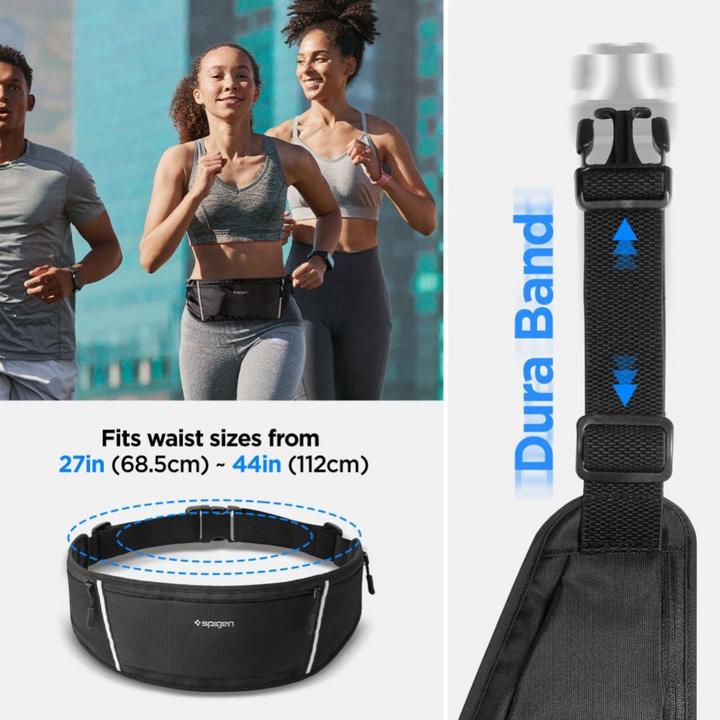 Produktbild Spigen Dynamic Shield Waist Bag czarny/ black saszetka biodrowa AMP04618