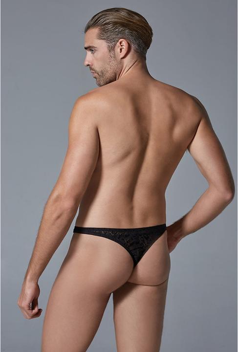Productafbeelding Allure Luipaard string - Zwart (XL)