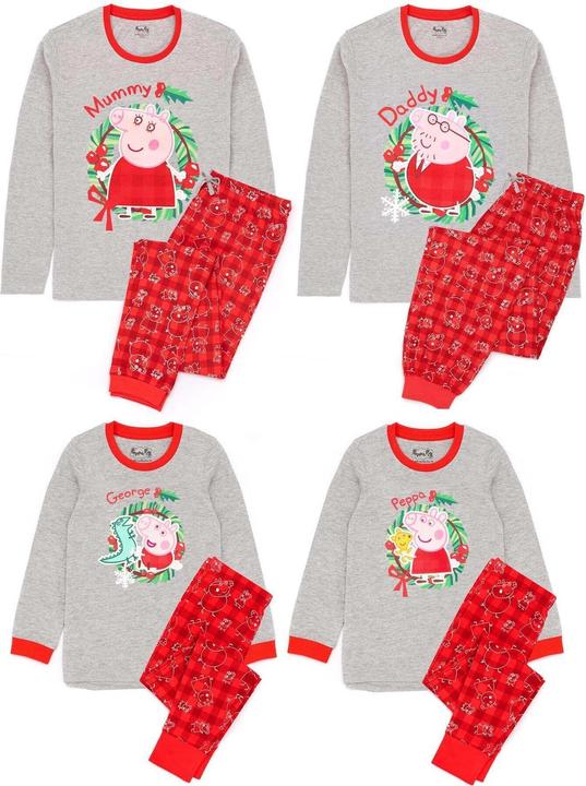 Peppa Pig Schlafanzug weihnachtliches Design