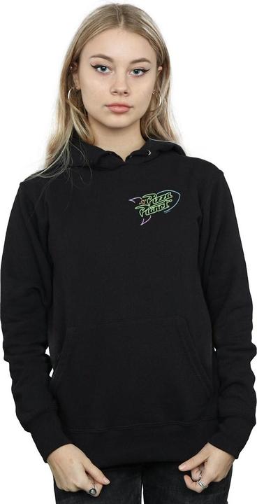 Actual product image Disney Womens/Ladies Toy Story Neon Pizza Planet Breast Print Hoodie (XXL)