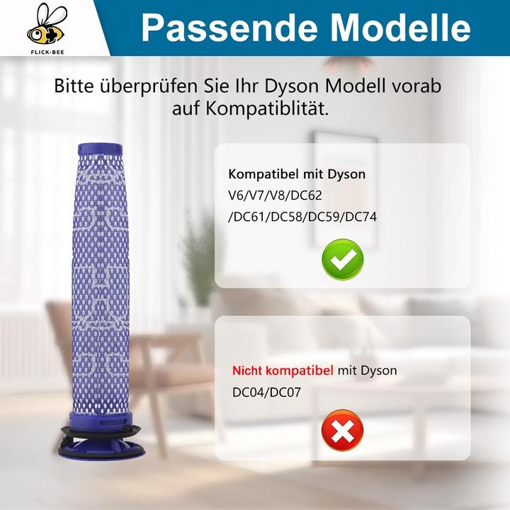Image du produit Europart Motorschutzfilter wie dyson 965661-01 für Akkusauger