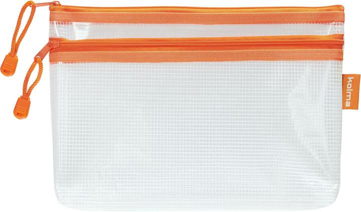 Produktbild Kolma Reissverschlusstasche Mesh Bag Double 25 x 16 cm orange (Dokumenten- & Geldtasche, Necessaire)