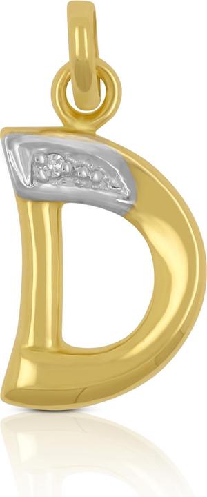 Actual product image Muau Letter (750/18 K Yellow gold)