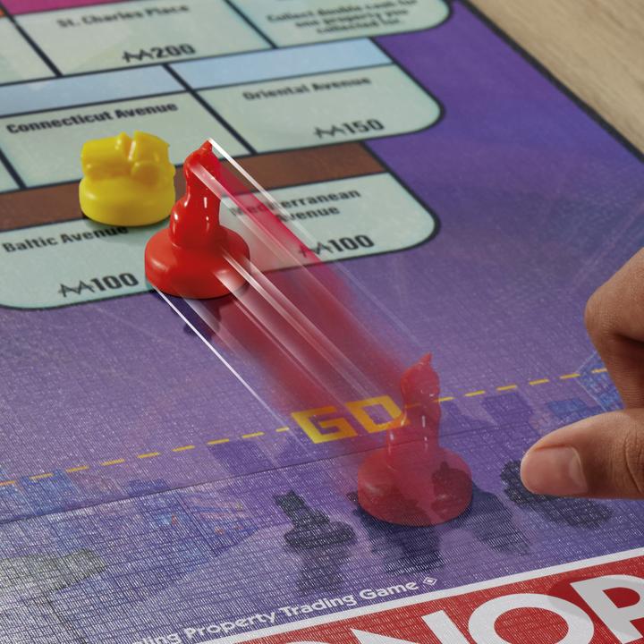 Actual product image Hasbro Monopoly Knockout Family Party Game, Quick-Playing Board Games for Ages 8+, 2-8 Players, 20 Mins. (Swedish)