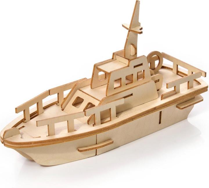 Immagine prodotto Little Story Modello di puzzle in legno 3D - Barca (35 pezzi)