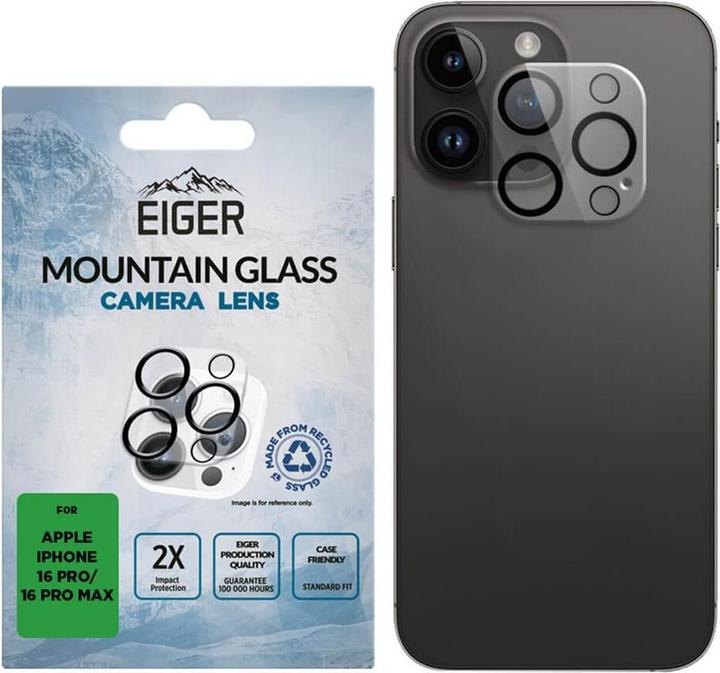 Image du produit Eiger Mountain Glass Lens (1 pièce(s), Apple iPhone 16 Pro Max, Apple iPhone 16 Pro)
