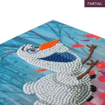 Immagine prodotto Craft Buddy Olaf galleggiante, 18x18cm carta d'arte in cristallo