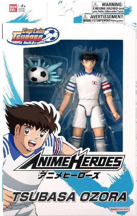 Immagine prodotto Bandai ANIME HEROES Figura del Capitano Tsubasa con accessori, 16 cm - Tsubasa Ozora