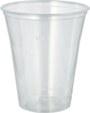 Produktbild Papstar Trinkbecher glasklar 0.3 l PLA (70 x)