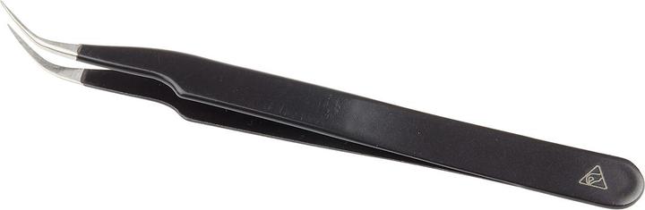 Actual product image Rs Pro ESD epoxy coated tweezers curved 120mm