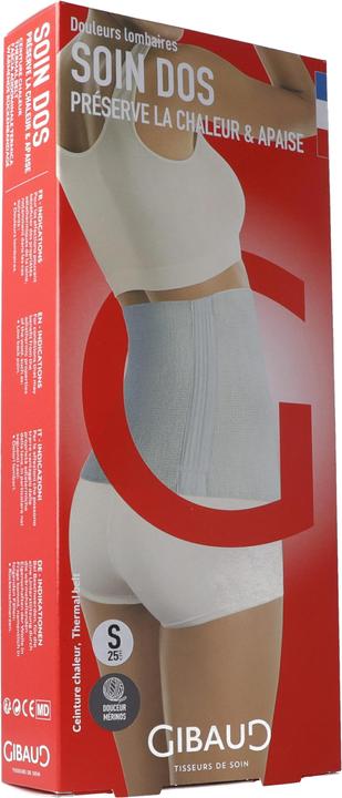 Gibaud CHALEUR Nierenwärmer S 25cm ecru (S)