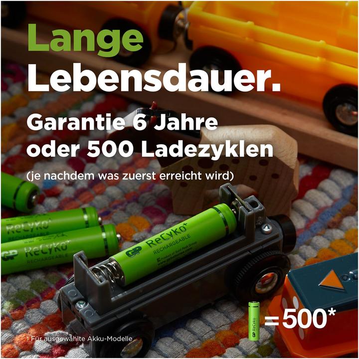 Produktbild GP Batteries GP 4er Akku-Set (4 Stk., AAA, 950 mAh)
