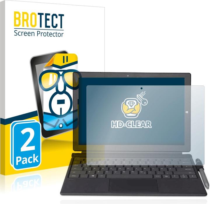 Produktbild BROTECT Schutzfolie Displayschutz Klar (2 Stück, Terra Pad 1262)