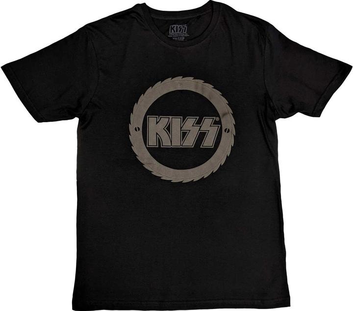 KISS Unisex Adult Buzzsaw Cotton Logo T-Shirt