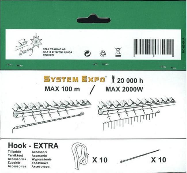 Produktbild Star Trading Montagehaken Ropelight (0.10 m)