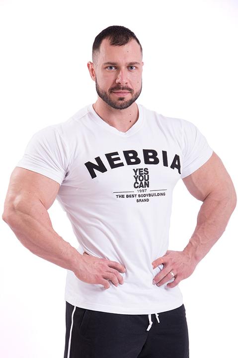 Produktbild Nebbia Hardcore T-Shirt With Embroidery WHITE (M)