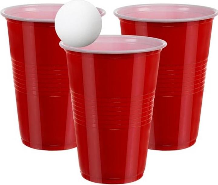 Image du produit Ruhhy Jeu de bière pong - 50 tasses Ruhha 21232