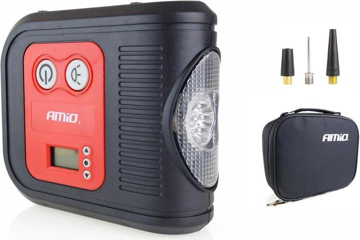 Amio Compressore digitale per auto con led 12v acomp-10 (10 bar, 0 l)