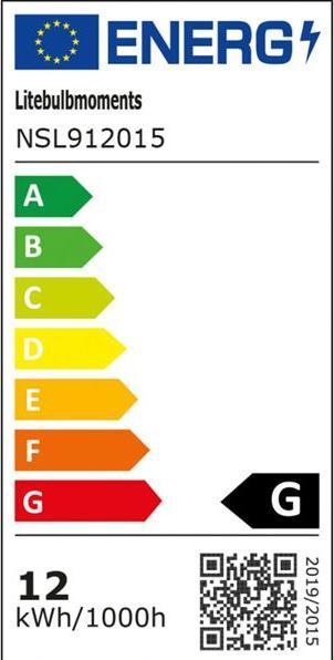 Energy Label Nordic Smartlight Lite bulb moments - Smart Waterproof LED strip 5M RGBW (Multicoloured, Warm white, 500 cm, Indoor, Outdoor)