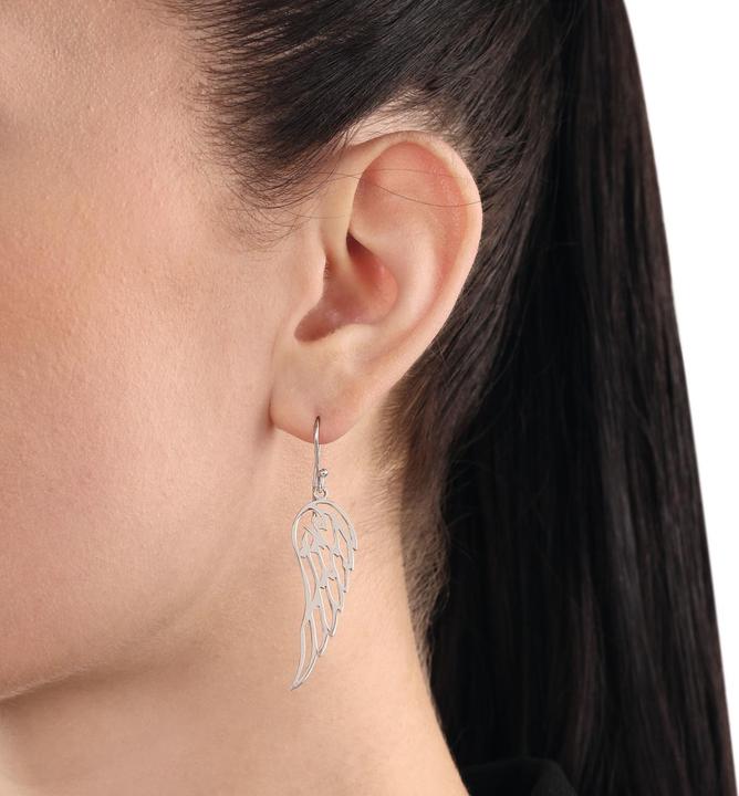 Produktbild zz_ArchivedByPCD_Amor Schmuck_zu_Amor Amor Ohrschmuck für Damen, 925 Sterling Silber | Flügel (Silber 925)
