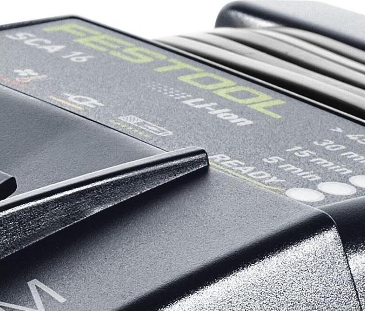 Actual product image Festool Energy Set: 3x Batteries BP 18 Li 4.0 Ah HPC-ASI 4.0Ah 18V + Charger SCA 16 10.8V-18V (3x