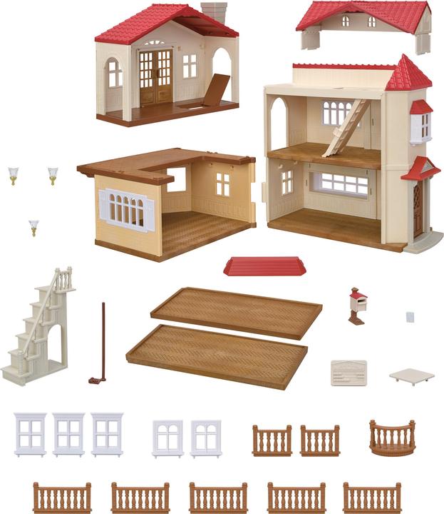 Actual product image Epoch A country house with a red roof