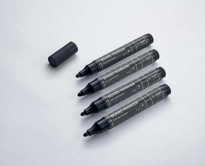 Actual product image Sigel Non-permanent marker 4 pieces, black (Black, 3 mm, 4 x)