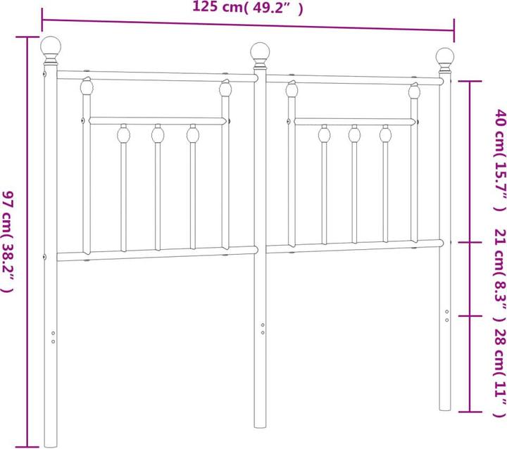 Produktbild VidaXL Paola (125 x 3 x 97 cm)