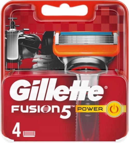 Gillette Fusion 5 Power, Razors, 4 PCs