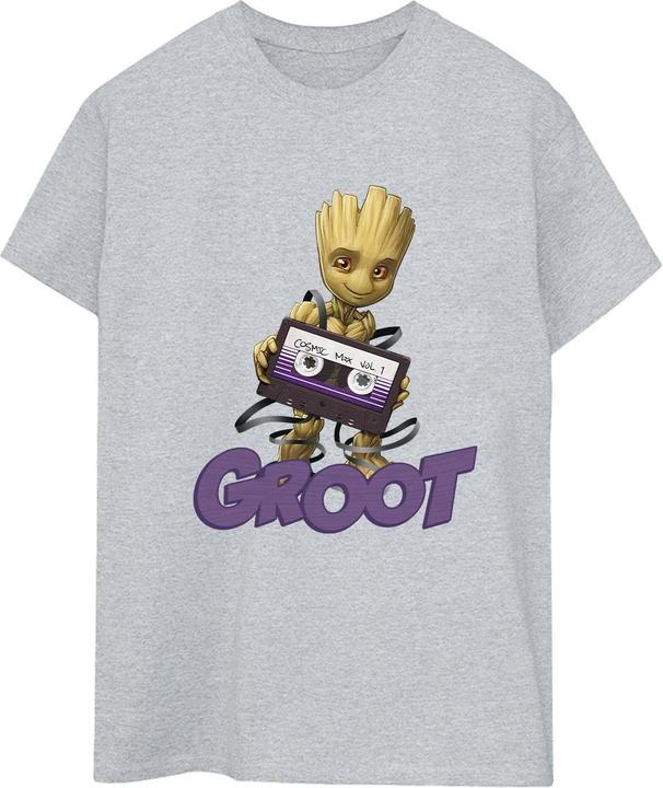 Immagine prodotto Guardians of the Galaxy Groot Casette Maglietta Ampia Donna (XL)