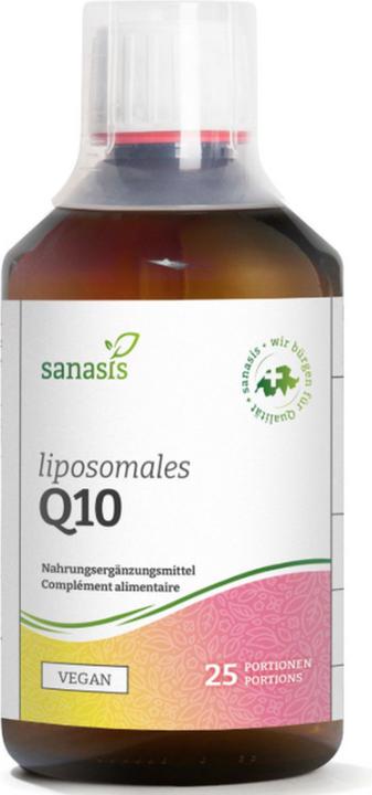 Actual product image Sanasis Q10 liposomal Fl 250 ml (1 Piece, Liquid)