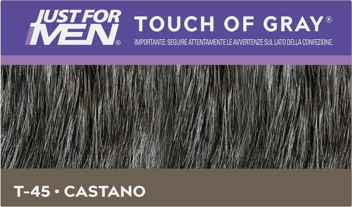 Actual product image Just For Men T45 Touch Of Grey Hair Colour Dark Brown 40g (T-45)