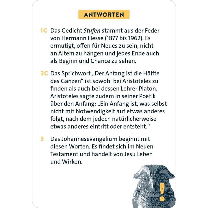 Actual product image Classic Quiz General Knowledge (German)