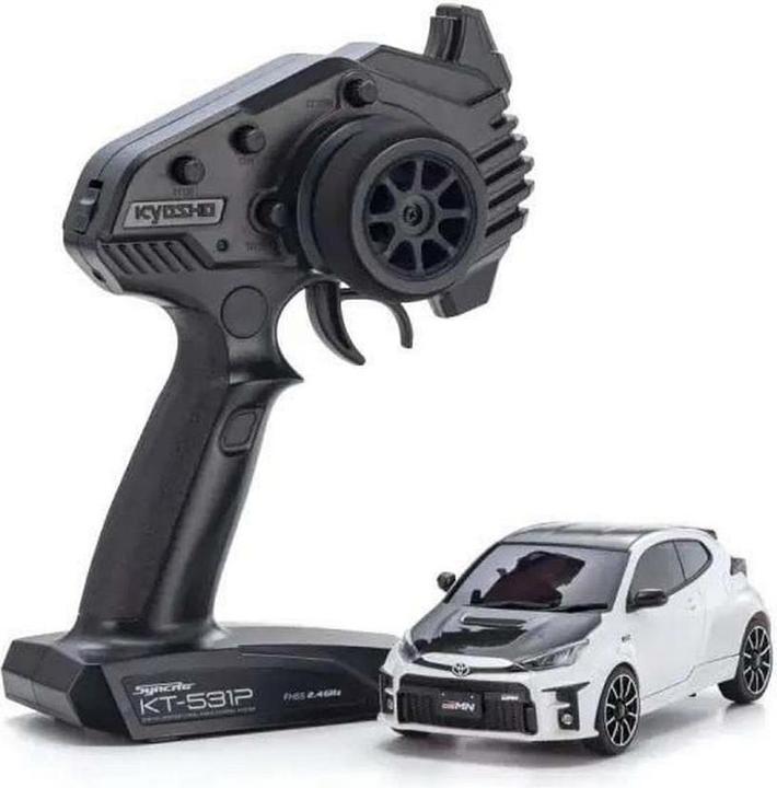 Image du produit Kyosho Mini-Z MA020 Toyota GRMN Yaris Rally Weiss, ARTR (Presque prêt à être conduite)