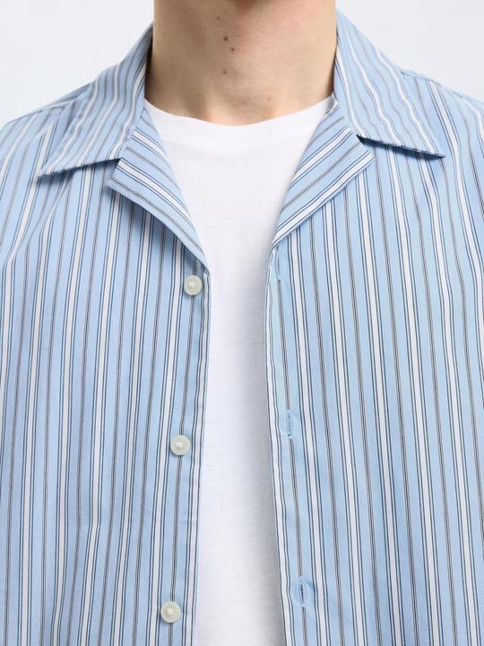 Produktbild Selected Homme Streifen Kurzarmhemd (L)