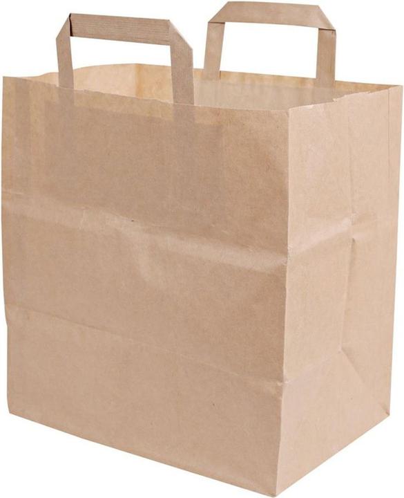 Image du produit Naturestar Sacs en papier bio 180x80x220mm brun papier kraft UE=250 pièces (250 pièce(s))