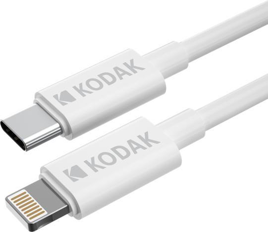 Kodak cavo usb 1m usb c lightning blanco (1 m)