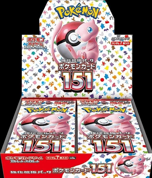 Actual product image Pokémon Scarlet & Violet - 151 (Japanese, Booster Pack)
