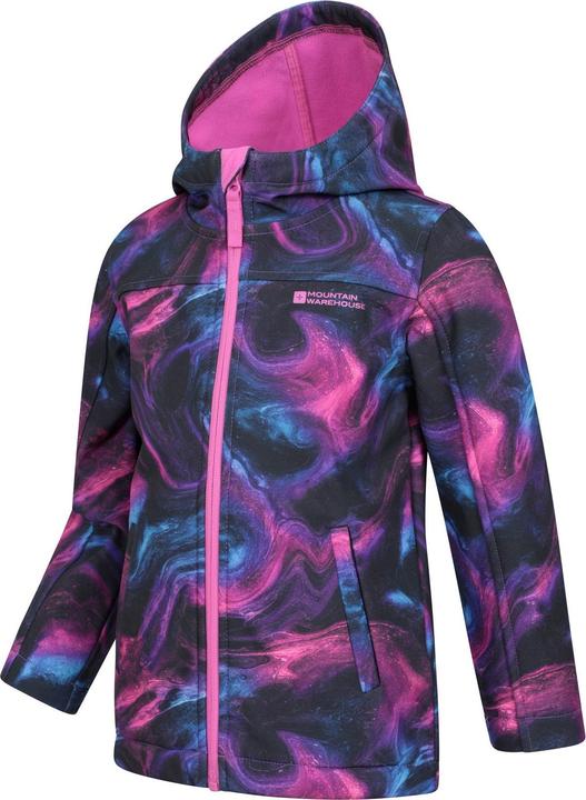 Immagine prodotto Mountain Warehouse Exodus II Giacca Soft Shell Effetto Marmo Bambini (104)