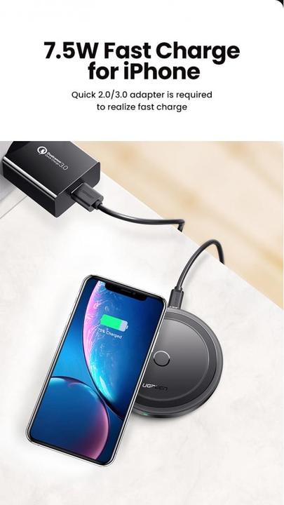 Image du produit Ugreen Bloc de charge sans fil (10 W)