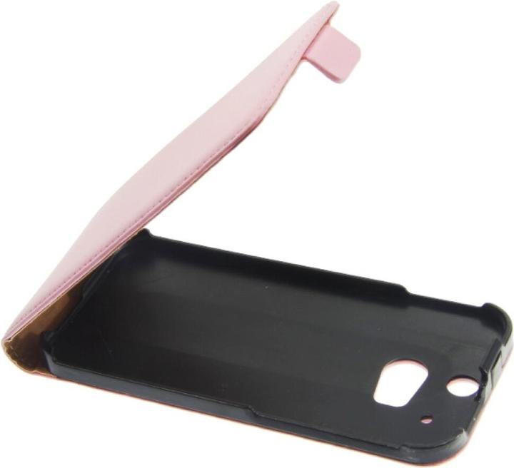 Immagine prodotto OEM Custodia Slim Leather Flip HTC One M8 rosa (HTC One (M8), HTC One M8s)