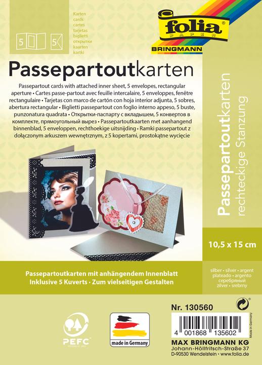 Image du produit Folia Passe-partout 220g/m², perforation rectangulaire (5 pcs)