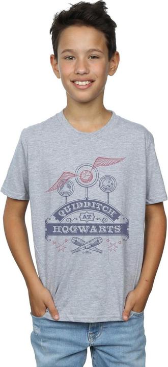 Immagine prodotto Quidditch At Hogwarts Maglietta Ragazzi (152, 158)