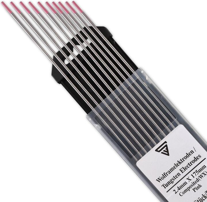 Produktbild Stahlwerk Wolframelektroden / Schweisselektroden WX Pink 2,4 x 175 mm 10er Set