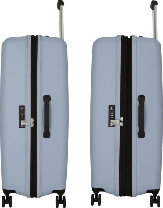 Produktbild American Tourister Reisekoffer Aerostep 101.5 L, Soho Grey (101.50 l, XL (ab 115l))